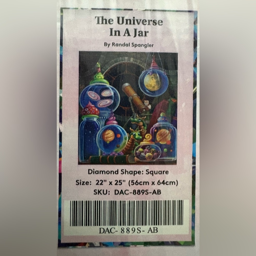 Diamond Art Club The Universe In A Jar Randal Spangler Diamond Painting